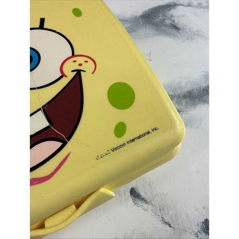 Vintage Tupperware SpongeBob SquarePants Sandwich Keeper Container Made in USA